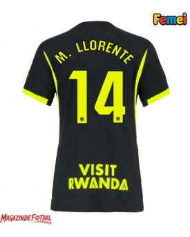 Atletico Madrid Marcos Llorente #14 Tricou Fotbal Replică 2026-27 Femei Deplasare Atletico Madrid Marcos Llorente #14 Tricou Fotbal Replică 2026-27 Femei Deplasare